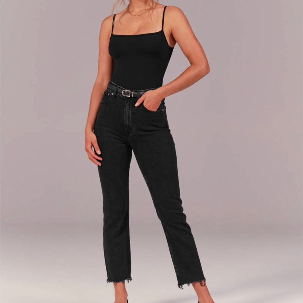 Abercrombie & Fitch Black High Rise Jeans